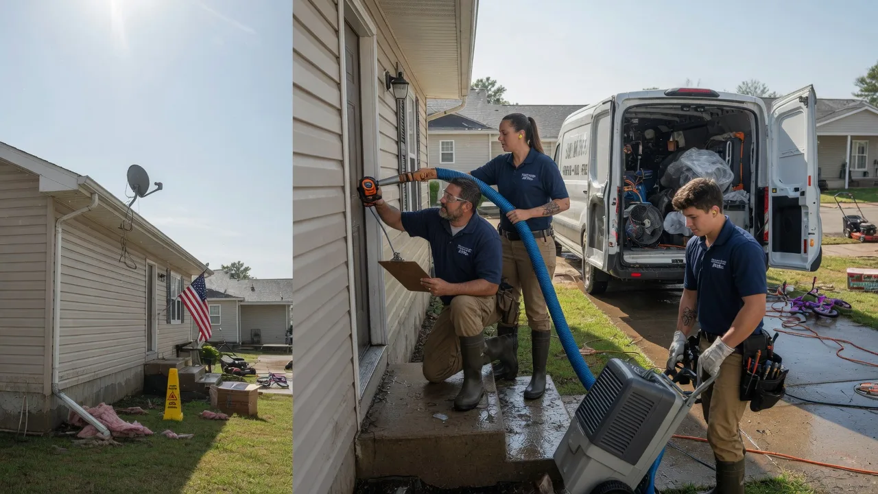 Ceiling Water Damage Restoration in Salem, NE near me